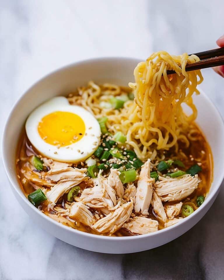 Instant Pot Ramen with Chicken and Bok Choy Recipe
