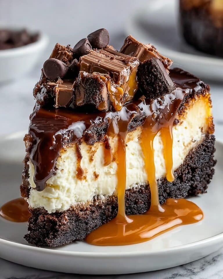 Caramel Brownie Cheesecake Recipe