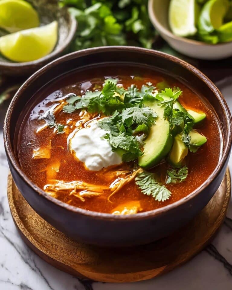 Poblano Chicken Tortilla Soup Recipe