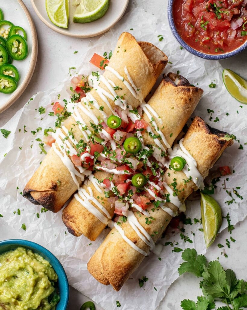 Homemade Jackfruit Taquitos Recipe