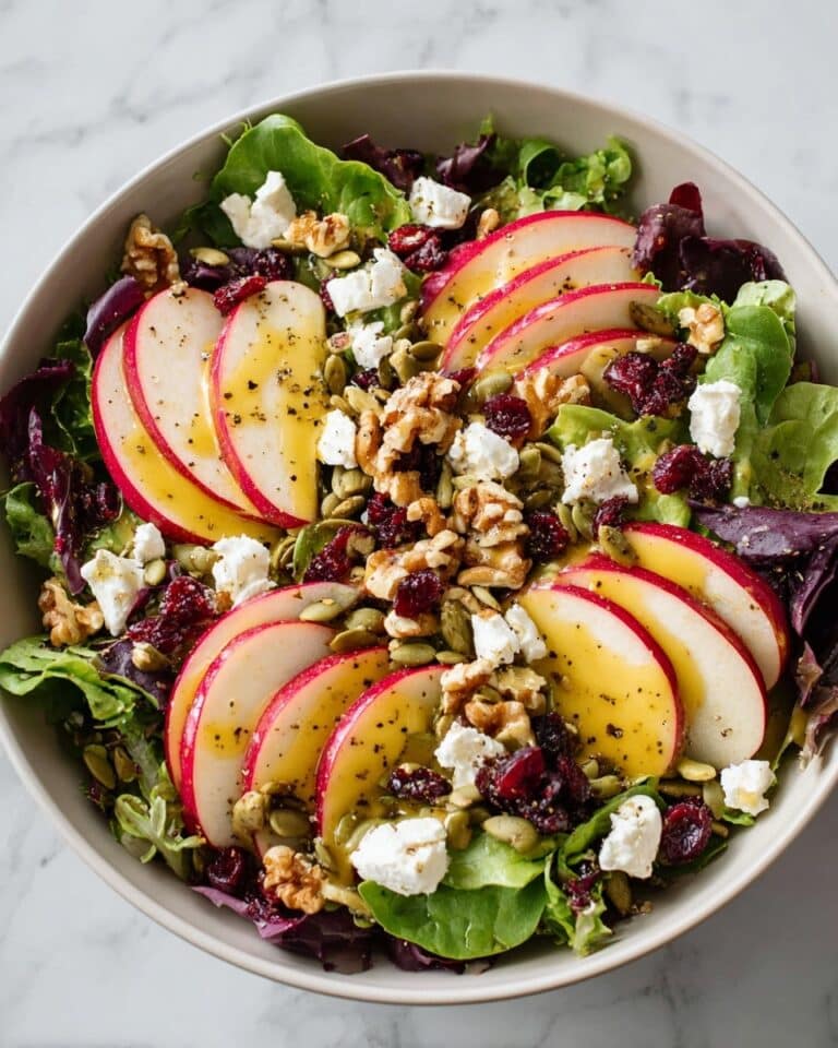 Apple Walnut Salad with Maple-Dijon Dressing Recipe