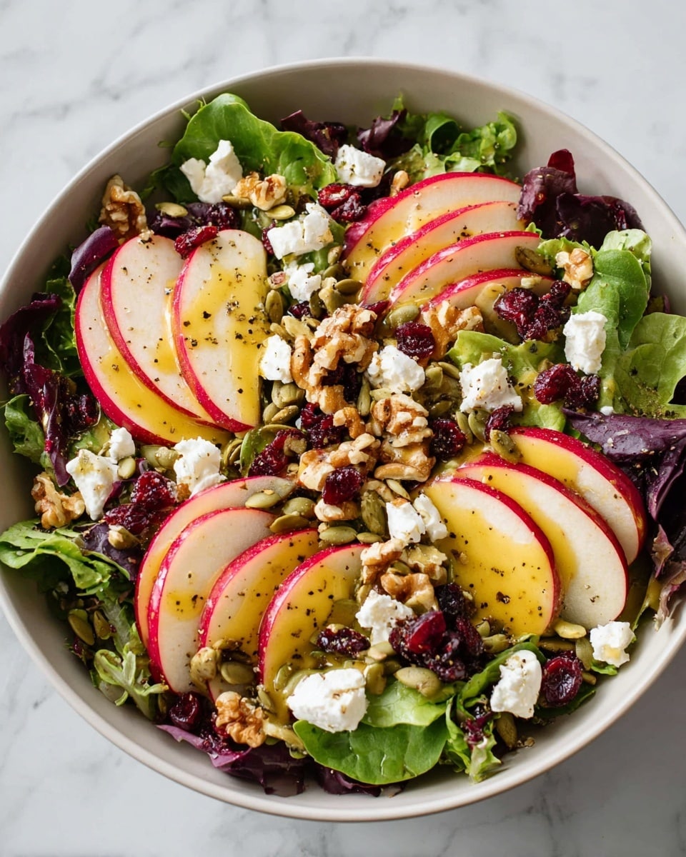 Apple Walnut Salad with Maple-Dijon Dressing Recipe