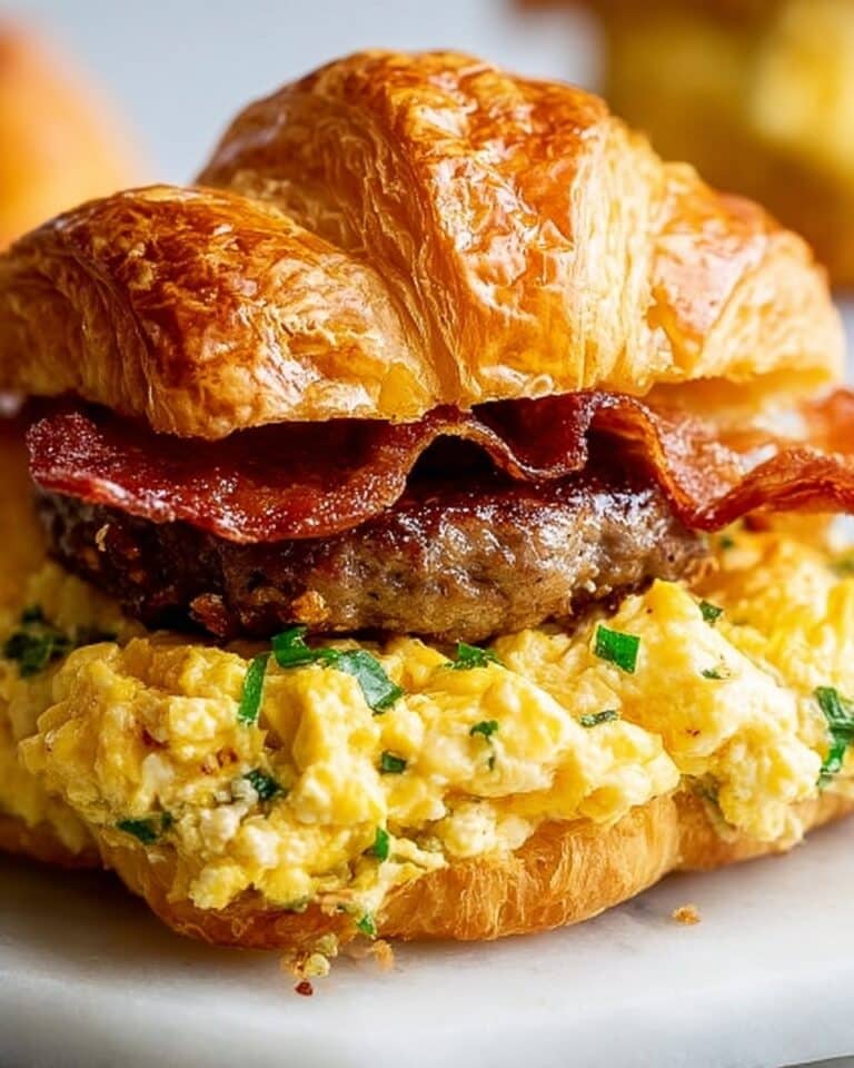 Breakfast Croissant Sandwiches Recipe