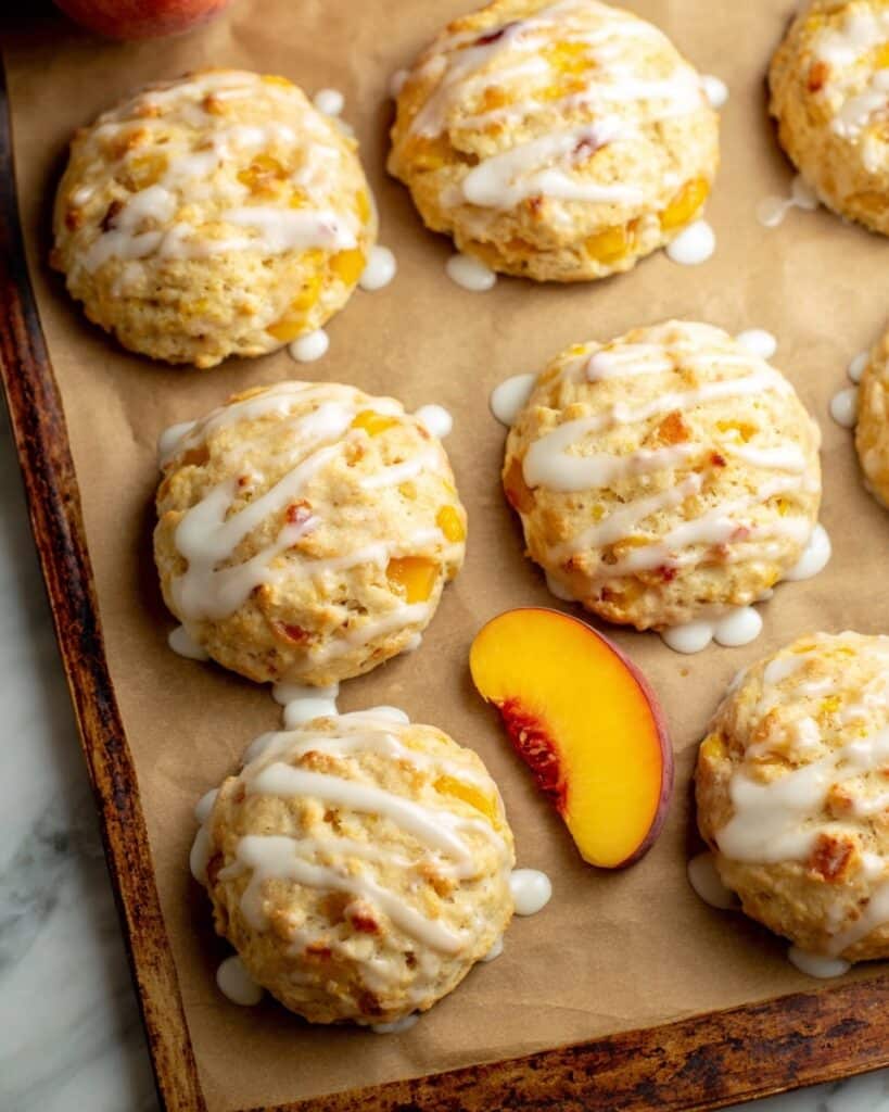 Buttermilk Peach Biscuits Recipe