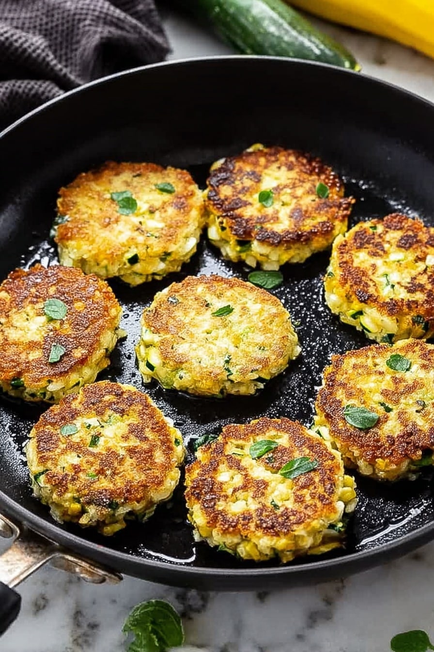 Crispy and Easy Zucchini Fritters Recipe